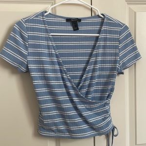 striped forever 21 top